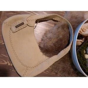 Antonio Melani  Purse Cream colored Leather